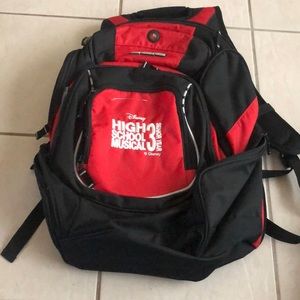 Red and black Disney high school musical vintage bag